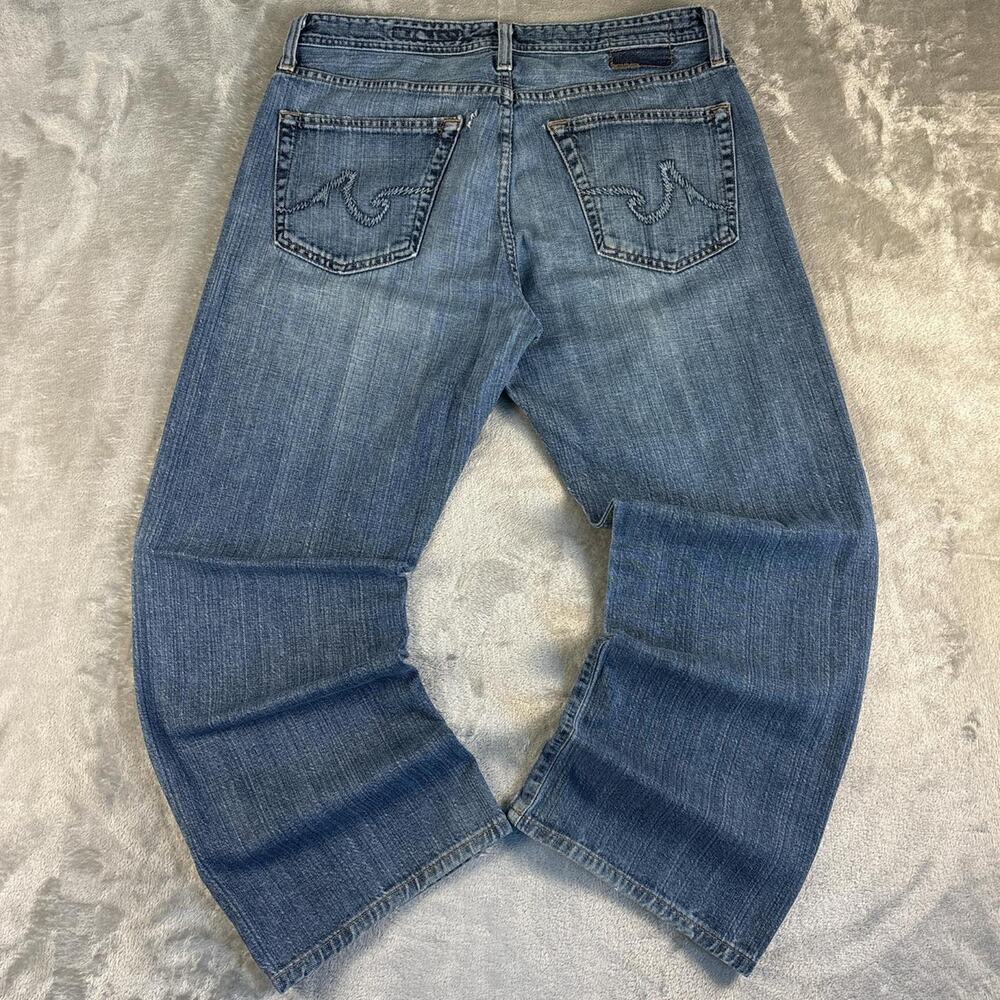 AG Adriano Goldschmied The Hero Jeans Mens 34x32 Blue Medium Wash Straight